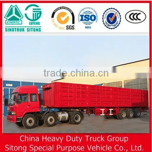 Side Curtain Semi Trailer Enclosed Cargo Trailer Box Trailer for Sale thumbnail-5
