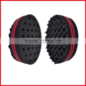 Wave Barber Hair Brush Sponge for Dreads Afro Locs Twist Curls Coil Magic Tool thumbnail-6