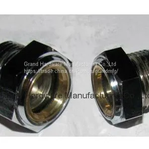 MNPT Thread 3/4 1 Inch Pump Carbon Steel Liquid Oil Sight Glass Plug Oil Level Gauge thumbnail-3