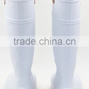 Black Safety Warm Winter Pvc Rain Boots With Steel Toe and Plate Waterproof Wellington Boots thumbnail-3