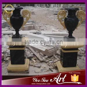 Decoration Garden Natural Stone Flower Pot thumbnail-3