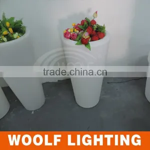 Hotel Plastic Led Flower Pots Cheap thumbnail-1