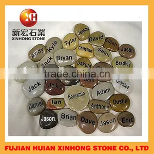 Decorative River Stone,memorial Stone Imprinted Words thumbnail-2
