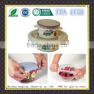 Food Grade Durable Universal Silicone Lid,flexible Silicone Lid,silicone Stretch Lids thumbnail-2