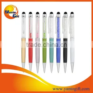 Logo Printed Twist Crystal Stylus Pen as Giveaway thumbnail-1