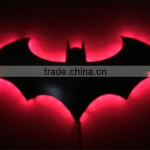 Bat Lamp Mirror Lamp Batman Mirror Lamp With Remote Control Colorful KTV Corridor Background Wall Lamp thumbnail-2
