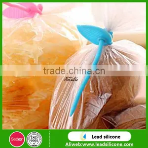 Leaves Design Silicone Food Elastic Loops, Multifunctional Silicone Cable Tie thumbnail-4