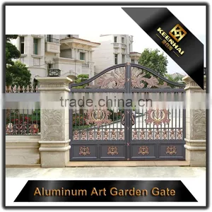 Custom Design Powder Coated Sumptuous Garden Gate Cast Aluminum Gate thumbnail-4