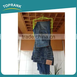 Cheap Hot Selling Four Layers Adjustable Plastic Foldable Trouser Hanger Plastic Pant Hanger thumbnail-5