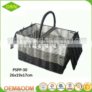 Factory Direct Provide Hand Woven Food Storage Plastic Picnic Hamper Baskets thumbnail-3