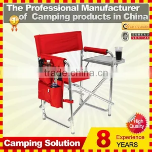 Fabric Red Director Chair for Picnic Camping thumbnail-1