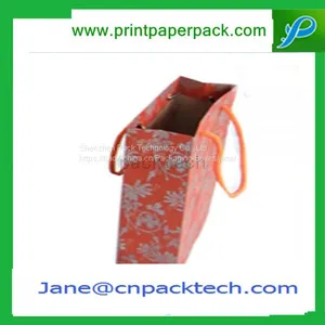 Custom Gift Cardboard Packing Fashion Kraft Paper Bags Promotional Carrier Candy Chocolate Bag thumbnail-2