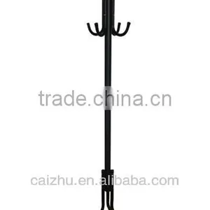 Black Metal Standing Coat Rack thumbnail-1