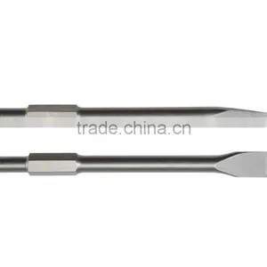 2 Piece 1 In. Flat Point Breaker Chisel Setrock Breaker Chisel Chisel and Punch Set Wood Carving Chisel Set thumbnail-1