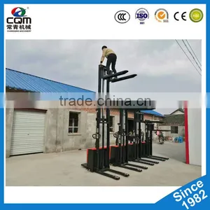 Semi Electric Pallet Lifter Hydraulic Heighten Pallet Stacker thumbnail-4
