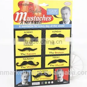 Self -adhesive Stylish Mustaches Artificial Mustaches thumbnail-1