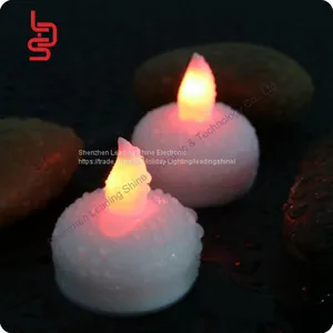 LED Decoration Wish Making Temple Light River Pool Tank Floating Water Activate Small Tea Light Flameless Candle thumbnail-3