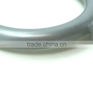 ID34mm/OD46mm & ID26mm/OD33mm, Plastic Curtain Rod Pole Ring Brushed Nickel thumbnail-4