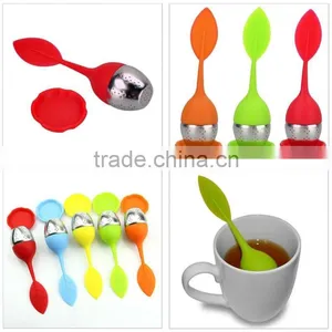 The Wholesale Silicone Tea Strainer Herbal Spice Infuser Bag Filter Diffuser Kitchen thumbnail-4