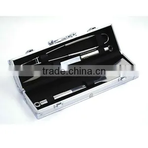 BQ-0076 3 Pcs Hollow Handle Stainless Steel Barbecue Tool thumbnail-1