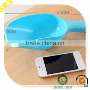 Hot Sale Dry Food Plastic Ice Bucket Scoops/make Your Own Clear Ice Bucket Scoops/OEM Ics Scoops With Bar thumbnail-1
