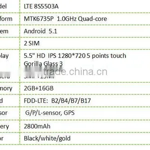 LTE8S5503 5.5 Inch High End Mobile Phone Wholesale thumbnail-2