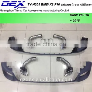 Auto Parts B~MW X6 F16 Exhaust Rear Diffuser thumbnail-3