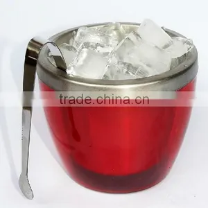 Hot Sale 1.0L Colored Small Stainless Steel Ice Buckets for Bar thumbnail-5