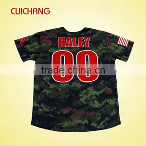 Baseball Jersey,Baseball Team Jersey,Wholesale Polyester Heat Transfer Printing Custom Design Baseball Uniform BQF-074 thumbnail-2