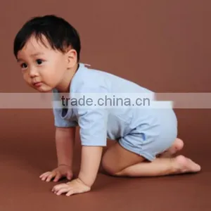 Oem Infant Baby Plain Romper With Embroidery / Baby Suit / Infant Romper thumbnail-1