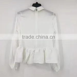 Women Chiffon Lace Blouse Stock Clothes thumbnail-4