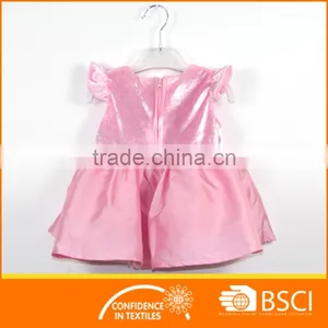 Baby Girl Fashion Floral Pink Party Dress thumbnail-3