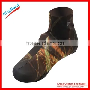 Professional Cycling Shoe Covers, Comfortable Lycra/thermal Fabric, Sublimation Printing Cover Shoe thumbnail-1