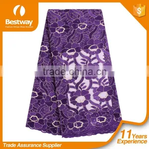 Bestway Top-end Handmade Embroidery Tulle Lace Beaded Bridal Lace Fabric French Net Lace Fabric With High Quality FL0245 thumbnail-5