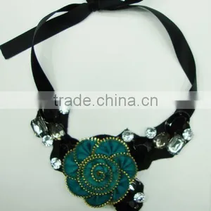 Flower Necklace,Flower Jewelry thumbnail-1