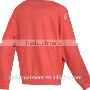 Autumn Winter 2014 Casual Crew Neck Pullover Plain Sweatshirt Women Sweatshirt thumbnail-2