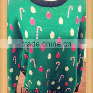 2014 High Quality Fashion Style Winter Cotton Lady/Women Knit Sweater HD1704 thumbnail-1