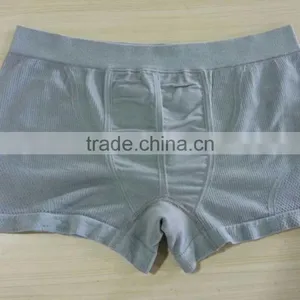 Bamboo Fiber Men Seamless Boxer Shorts thumbnail-1