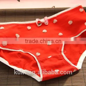 Women Sexy Red Underwear Lady Girls Cute Cotton Panties in a Gift Box E15 thumbnail-4