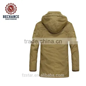 Men's Autumn Winter Warm Thick Casual Detachable Hood Padded Coat Plus Size Winter Jacket thumbnail-2