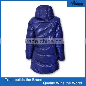 2016 Women Long Fashionable 90% Down 10% Feather Jacket thumbnail-2