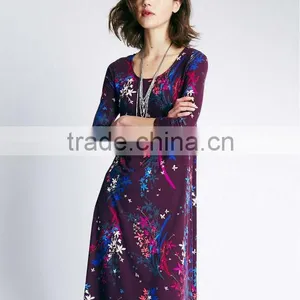 Floral Fit & Flare Dress thumbnail-1