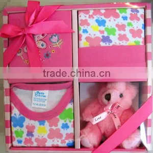 Baby Clothing Gift Set Box 4pcs/baby Wear/baby Garment thumbnail-1