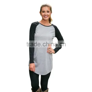 Hot Sale Women's Sexy Fashion Loose Tops Long Sleeve Round Neck Casual Blouse 2017 thumbnail-1