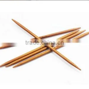 Bamboo Knitting Needle Natural and Carbonized Color thumbnail-2