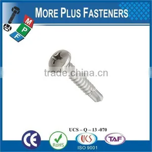 Made in Taiwan ALL METAL Tek Screws Pan Head Self Drilling thumbnail-5