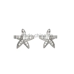 Hot Selling Fashion Stud Earrings,Crystal Earrings Jewelry For Women thumbnail-3