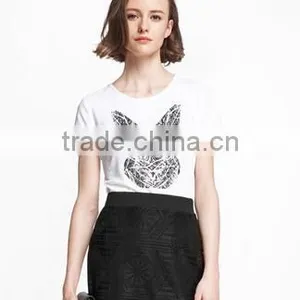 Latest Pattern Women Printed t Shirts Wholesale Make Your Own Design thumbnail-3