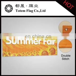 2015 Custom Advertising Outdoor Cheap Hanging Banner With Grommet thumbnail-2