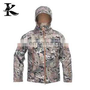 Wholesale Camouflage Hunting Waterproof Softshell Jacket thumbnail-1
